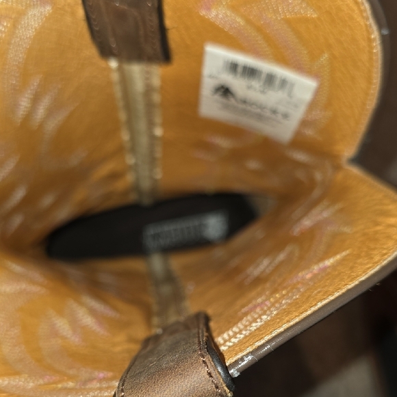 (J46) Woman's Rocky Heeled Boots Sz 8.5 - Picture 9 of 11